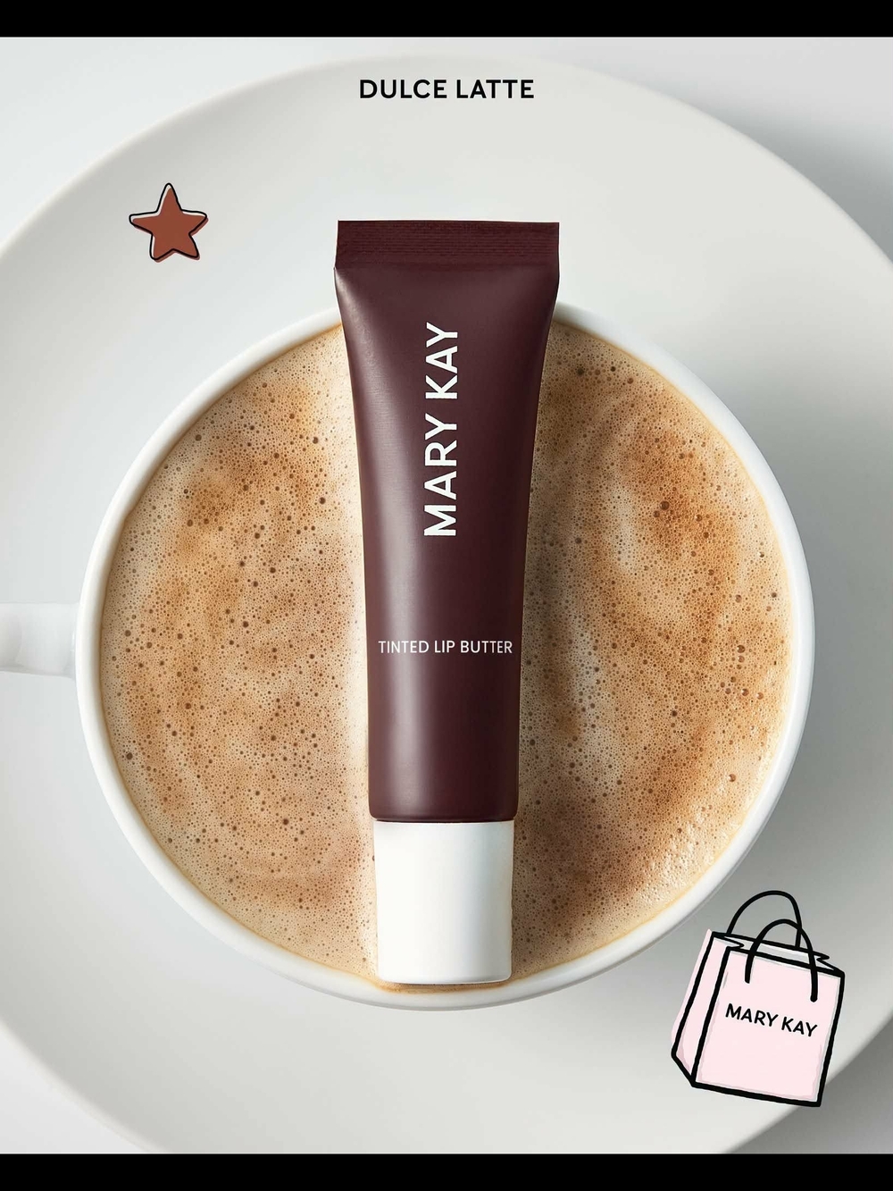 Mary Kay Tinted Lip Butter - Dulce Latte Brown